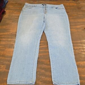 d. jeans Light Blue Denim Waistband Detail